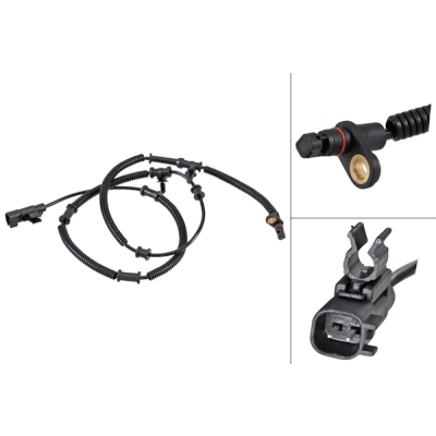 ABS-sensor achterzijde, links of rechts voor Chrysler Grand Voyager type 5 3.6 Flexfuel