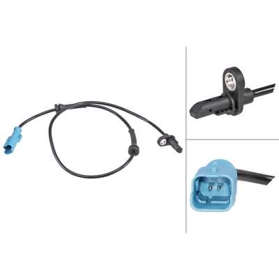 ABS-sensor achterzijde, links of rechts voor Citroen C3 Aircross type 2 1.5 BlueHDi 120