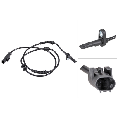 ABS-sensor achterzijde, links of rechts voor Fiat Ducato Open Laadbak/ Chassis 120 Multijet 2,2 D