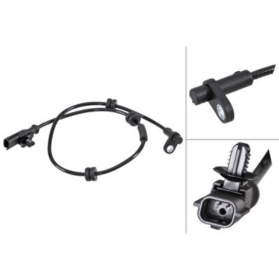 ABS-sensor achterzijde, links of rechts voor Ford Fiesta type 6 Van 1.4 Tdci