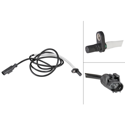 ABS-sensor achterzijde, links of rechts voor IVeco Daily type 4 Bestelwagen/bus 40c15 V, 40c15 V/p