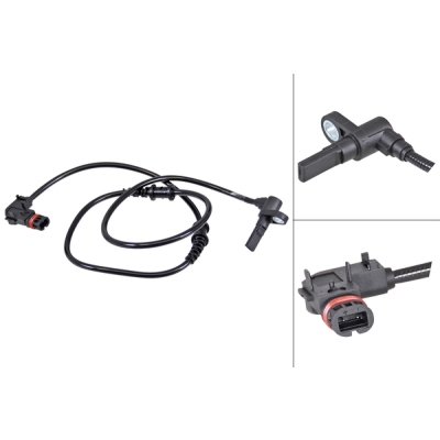 ABS-sensor voorzijde, links of rechts voor Mercedes-benz Vito / Mixto Bestelwagen (w639) 123