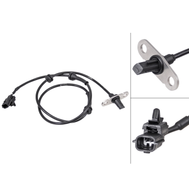 ABS-sensor achterzijde, links voor Nissan Np300 Navara Pick-up 2.3 Dci 4x4