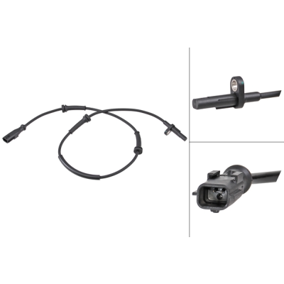 ABS-sensor achterzijde, links of rechts voor Opel Vivaro Bestelwagen 1.6 Cdti