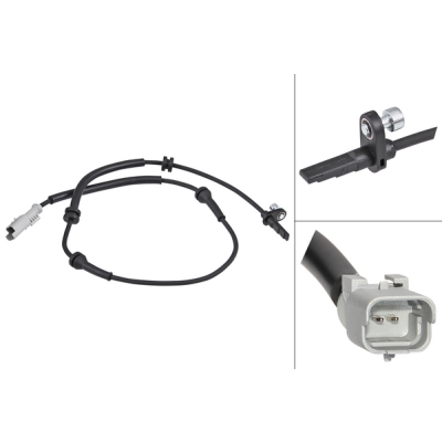 ABS-sensor voorzijde, links of rechts voor Opel Zafira Life Bus E LIFE