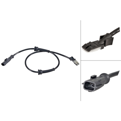 ABS-sensor achterzijde, links voor Renault Kangoo Express Z.e.