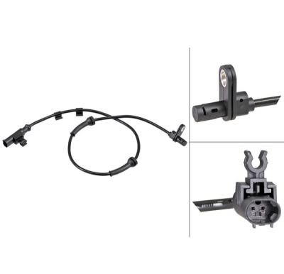 ABS-sensor voorzijde, links of rechts voor Smart Fortwo Coupe 0.8 Cdi 