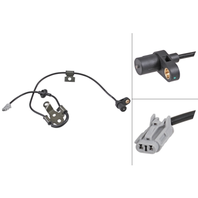 ABS-sensor voorzijde, rechts voor Subaru Impreza Stationwagen 2.0 Turbo Awd 