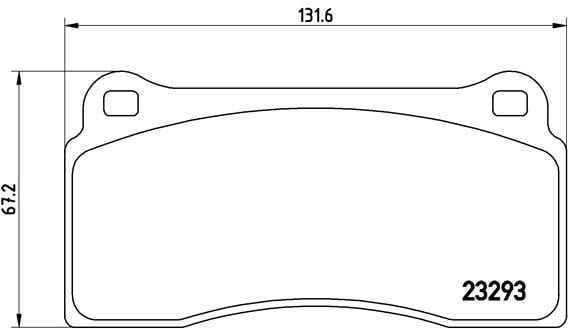 Remblokken voorzijde Brembo premium voor Jaguar Xk 8 Coupe 4.0