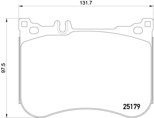 Remblokken voorzijde Brembo premium voor Mercedes-benz S-klasse Coupe (c217) S 63 Amg 4-matic (217.378)