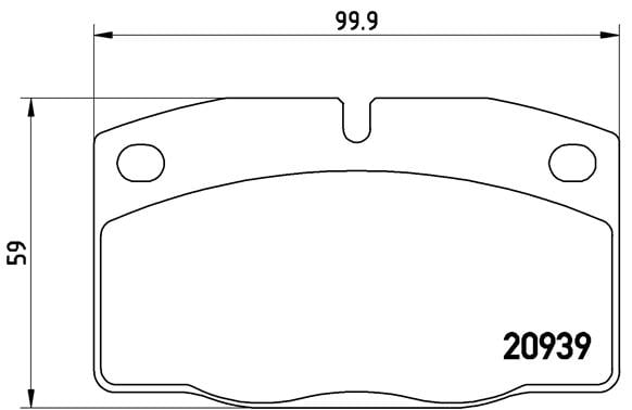 Remblokken voorzijde Brembo premium voor Opel Ascona B 1.6 S