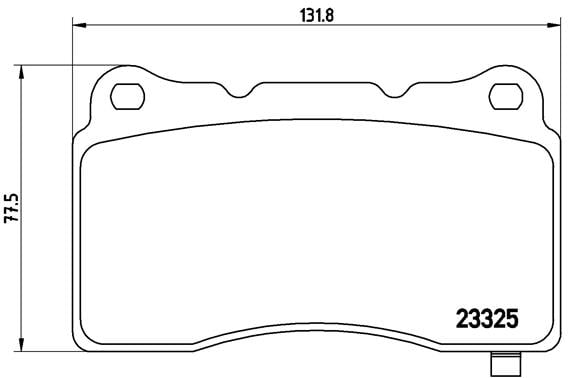 Remblokken voorzijde Brembo premium voor Chevrolet Corvette Cabriolet 6.2