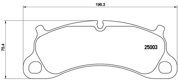 Remblokken voorzijde Brembo premium voor Porsche 911 (991) 3.8 Carrera 4s