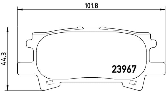 Remblokken Brembo premium