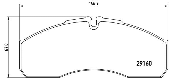 Remblokken voorzijde Brembo premium voor Toyota Avensis 2.0 Td 