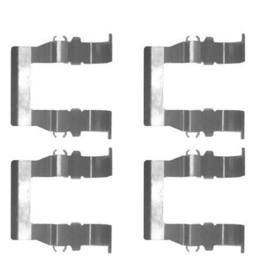 Remblok-montageset voorzijde voor Citroen C-crosser 2.2 Hdi