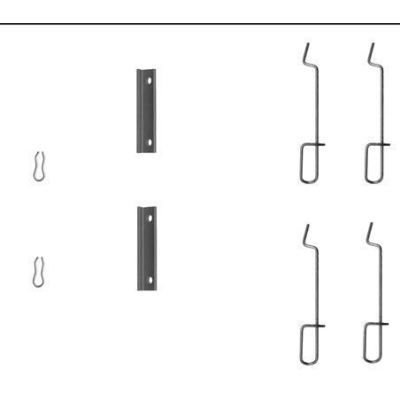 Citroen Xsara Coupe Remblok-montageset achterzijde