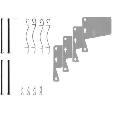 Remblok-montageset voorzijde voor Ford Zodiac 2.0