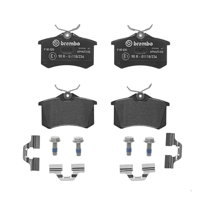 Volkswagen (vw) Caddy III Bestelwagen 2.0 Ecofuel Remblokken achterzijde Brembo premium