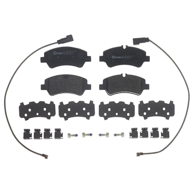 Remblokkenset achterzijde Brembo premium voor Ford Transit Custom V362 Bus 1.0 EcoBoost PHEV