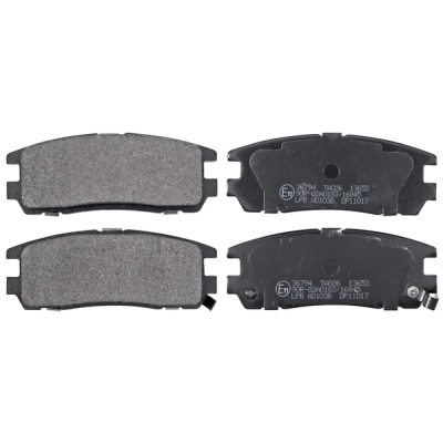 Remblokken achterzijde standaard kwaliteit voor Isuzu Vehicross 3.2 4x4 