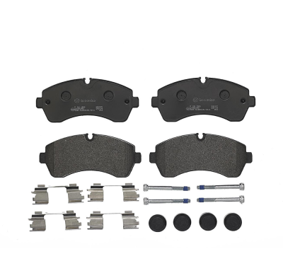 Remblokken voorzijde Brembo premium voor Mercedes-benz Sprinter 3,5-t Open Laadbak/ Chassis (906) 316 (906.133, 906.135, 906.233, 906.235)