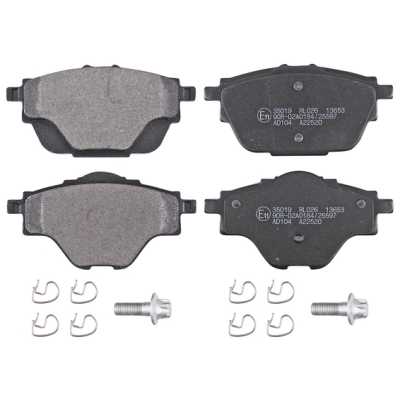 Remblokken achterzijde standaard kwaliteit voor Peugeot 308 Sw type 2 1.6 Vti