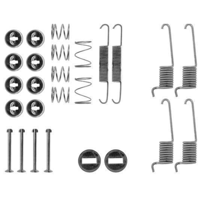 Mercedes-benz T1 Bestelwagen (601, 611) 207 D 2.4 Remschoen -montageset achterzijde