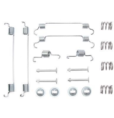 Citroen C1 1.4 Hdi Remschoen -montageset achterzijde