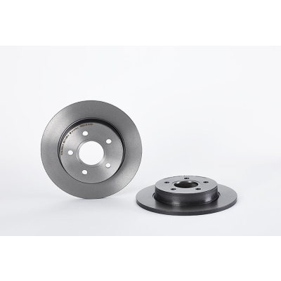 Set (2x) Remschijven achterzijde Brembo premium voor Ford Focus type 2 Bestelwagen/bus 1.6 TDCi