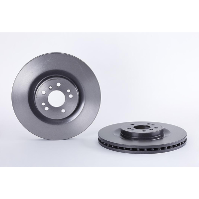 Set (2x) Remschijven voorzijde Brembo premium voor Mercedes-benz R-klasse (w251, V251) R 280 Cdi (251.121, 251.026, 251.126)