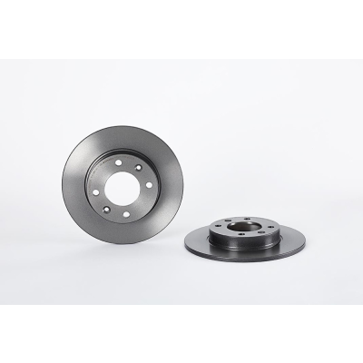 Set (2x) Remschijven achterzijde Brembo premium voor Peugeot Partner Origin Combispace 1.6 HDi 75