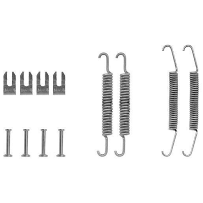 Remschoen -montageset achterzijde voor Fiat Panda 1000