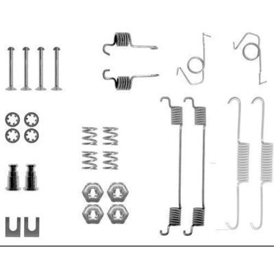 Remschoen -montageset achterzijde voor Ford Fiesta type 2 1.3 