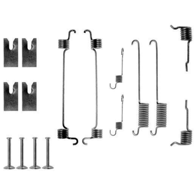 Remschoen -montageset achterzijde voor Ford Mondeo type 1 Sedan 1.6 I 16v