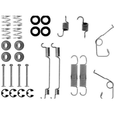 Remschoen -montageset achterzijde voor Ford Transit Open Laadbak/ Chassis 2.5 TD