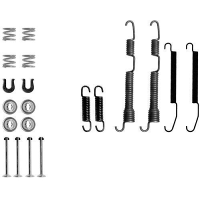 Remschoen -montageset achterzijde voor Mitsubishi Colt type 5 1600