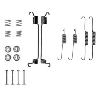 Remschoen -montageset achterzijde voor Nissan Micra type 2 1.3 I 16v