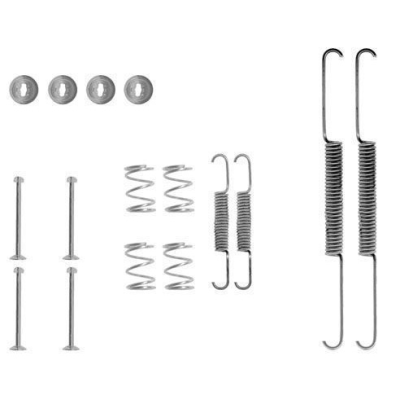 Remschoen -montageset achterzijde voor Opel Ascona A 1.6 S