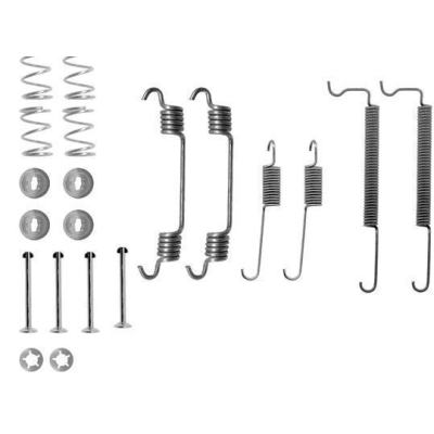 Remschoen -montageset achterzijde voor Opel Astra F 1.4