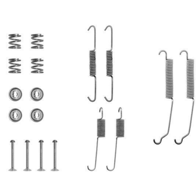 Remschoen -montageset achterzijde voor Peugeot 205 type 1 1.5