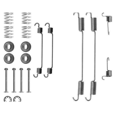 Remschoen -montageset achterzijde voor Peugeot Expert Open Laadbak/ Chassis 1.9 D