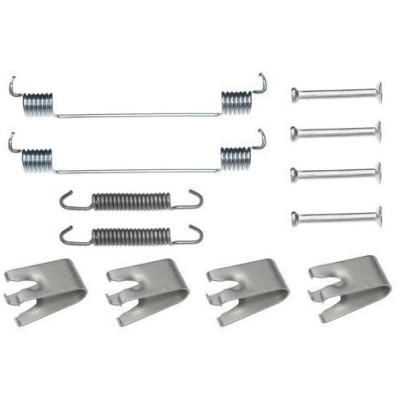 Remschoen -montageset achterzijde voor Renault Modus / Grand Modus 1.2 