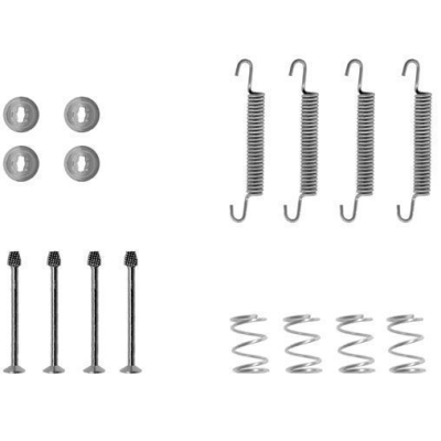 Remschoen -montageset parkeerrem achterzijde voor Saab 900 type 2 2.3 -16