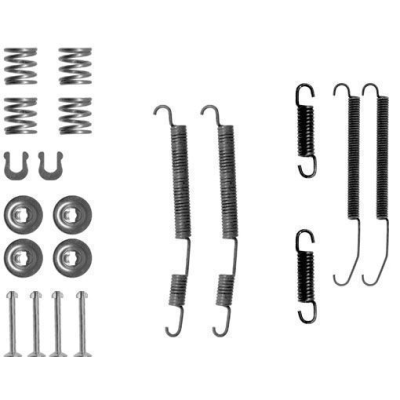 Remschoen -montageset achterzijde voor Subaru Impreza Coupe 2.0 Awd