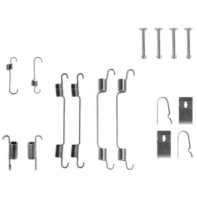 Remschoen -montageset achterzijde voor Suzuki Alto 0.8