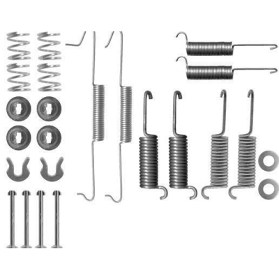 Remschoen -montageset achterzijde voor Volkswagen (vw) Transporter type 3 Bestelwagen 1.6 D