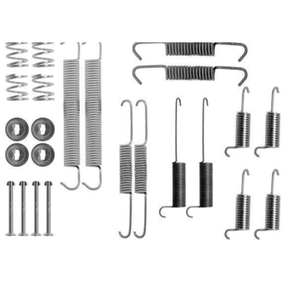 Remschoen -montageset achterzijde voor Volkswagen (vw) Transporter type 4 Bus 2.8 Vr6