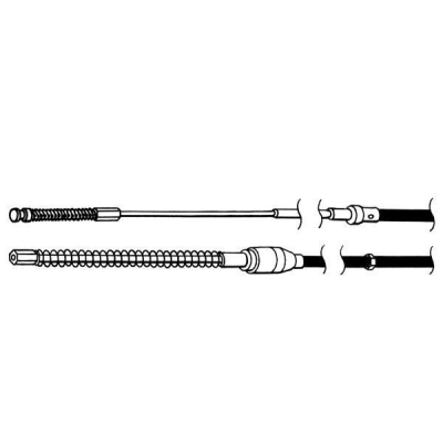 Handremkabel links of rechts voor Volkswagen (vw) Polo 1.4 16v