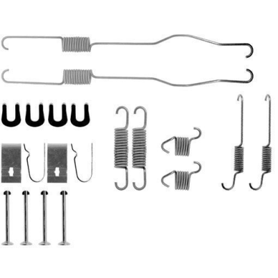 Daihatsu Wildcat/rocky 2.8 D Remschoen -montageset achterzijde